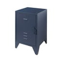 Синьо  метално детско нощно шкафче BRONXX – Vipack