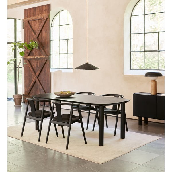 Черен трапезен стол Relate – Unique Furniture-image-1