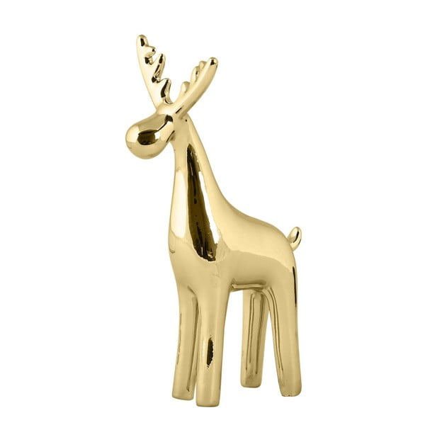 Декоративен елен от керамика Gold - KJ Collection