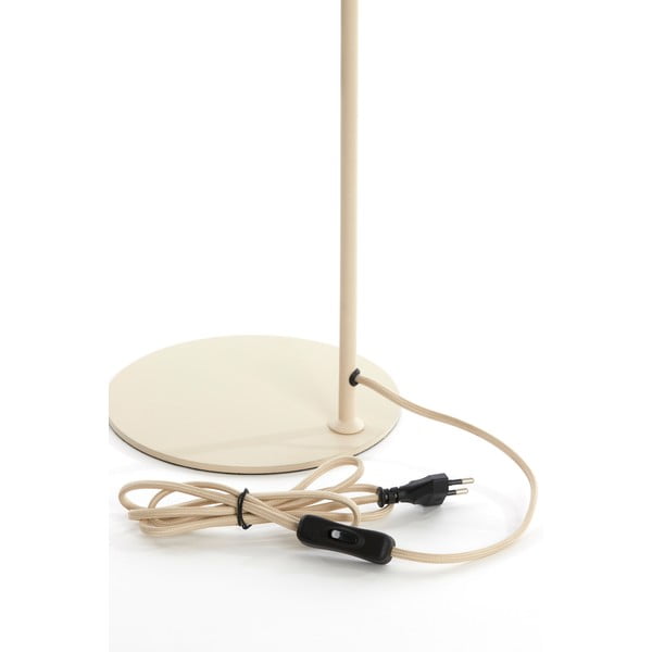 Бежова настолна лампа с текстилен абажур (височина 60,5 cm) Elati – Light & Living-image-3