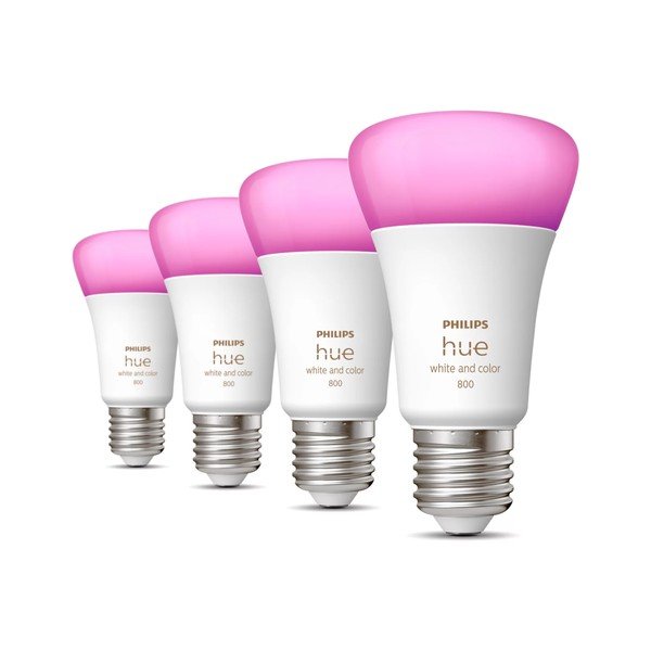 LED комплект крушки 4 бр. E27, 9 W White and color ambiance – Philips Hue-image-1