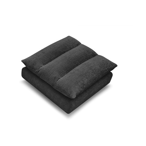 Черна шенилова табуретка Neil – Bobochic Paris-image-3