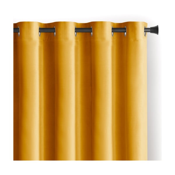 Жълто dimout перде 140x245 cm Eyelets – Restilo