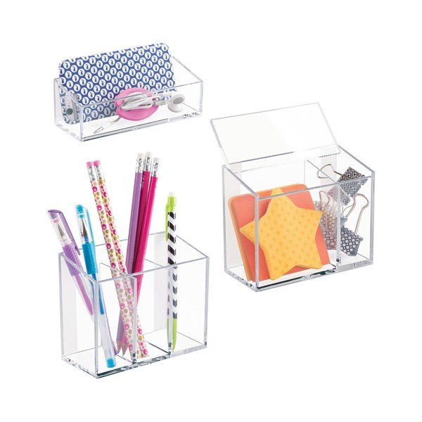 Sada 3 organizérů InterDesign Affix Vanity-image-4