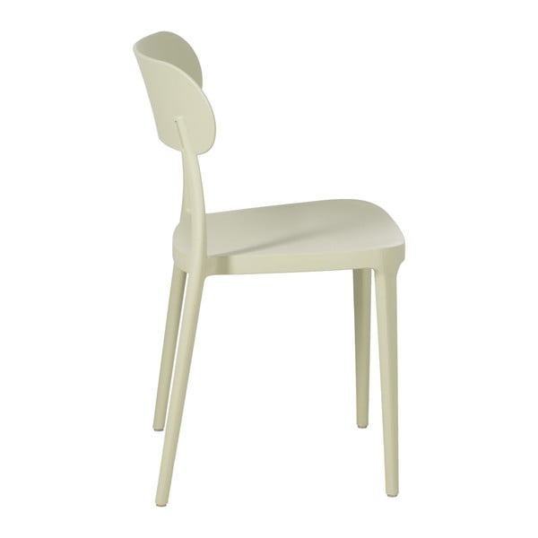 Светлозелени пластмасови трапезни столове в комплект от 2 бр. – Ixia-image-4