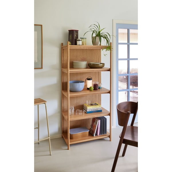 Библиотека от декор от дъб  в естествен цвят 75x162 cm Heritage – Hübsch-image-2