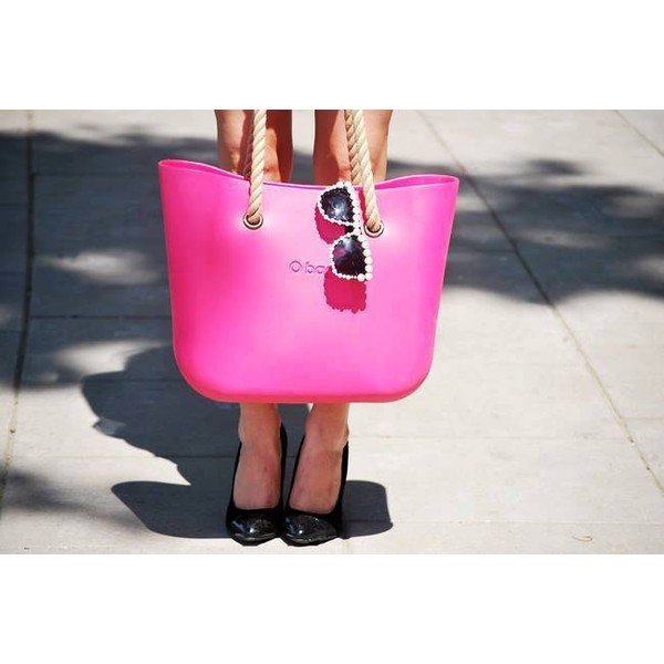 Taška O bag s černými uchy, magenta-image-3