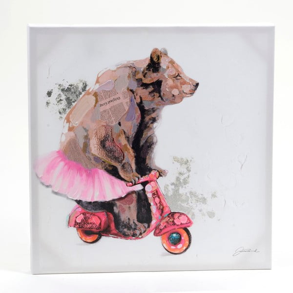 Obraz na plátně Tutu Bear, 60x60 cm