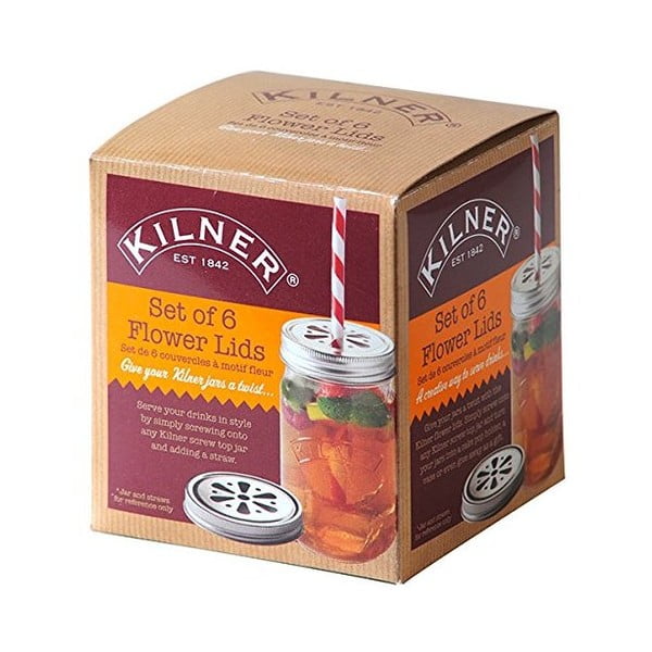 Sada 6 dekorativních víček na sklenice Kilner-image-3