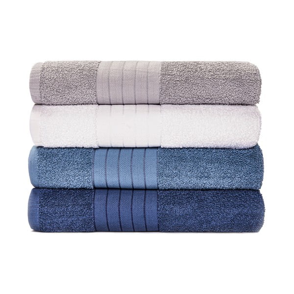 Комплект от 4 памучни кърпи за баня, 70 x 140 Capri - Bonami Selection