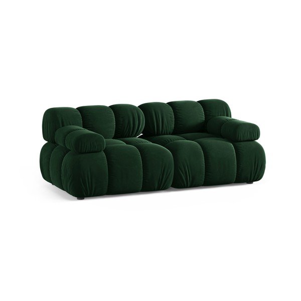 Тъмнозелен кадифен модулен диван 188 cm – Micadoni -image-1