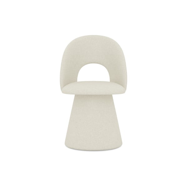 Кремав тапициран трапезен стол Kalo – Makamii-image-1