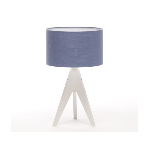 Stolní lampa Arist Cylinder Dark Blue/White