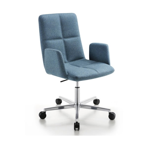 Kancelářská židle s kolečky Uno Zago, zelenomodrá 
