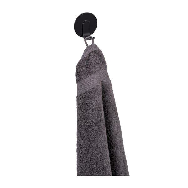 Матово черни самозаключващи се метални куки в комплект от 2 броя Bivio - Wenko-image-3