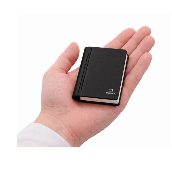 Черна преносима светлинна декорация с USB BookLight – Gingko