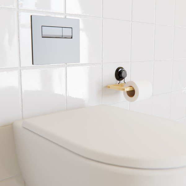 Бамбукова самозадържаща се поставка за тоалетна хартия Bestlock SPA - Compactor-image-4