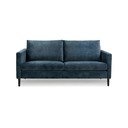 Тъмносин кадифен диван 153 cm Adagio - Scandic