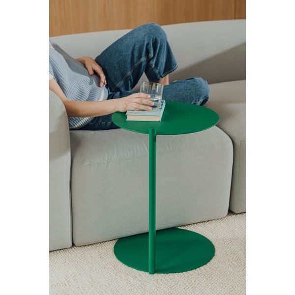 Стоманена кръгла странична масичка 41x40 cm Ande – noo.ma-image-3