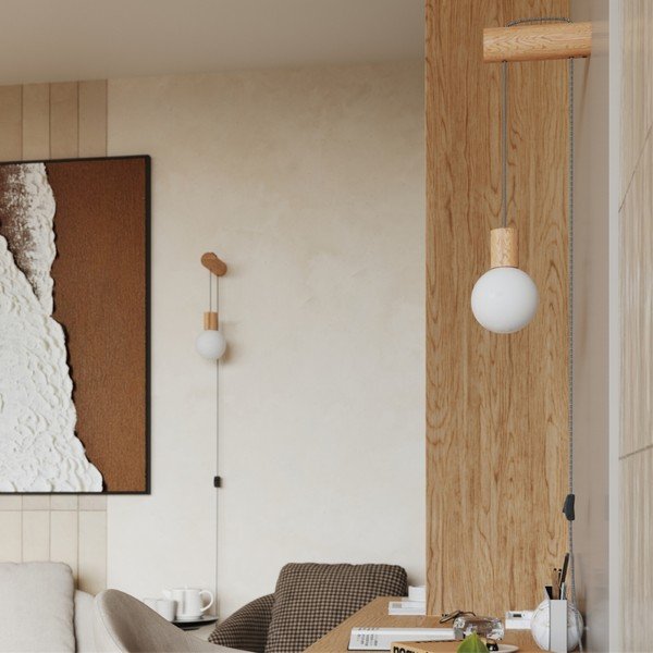 Стенна лампа естествена Arcadia – Sollux-image-1