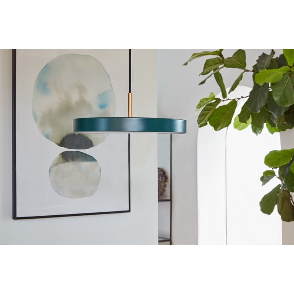 Тъмнозелено LED висящо осветително тяло с метален абажур ø 31 cm Asteria Mini – UMAGE-image-3