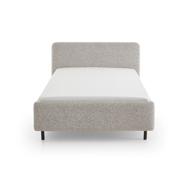 Бежово двойно легло 160x200 cm тапицирано без ламелно дъно Primo – Meise Möbel-image-4