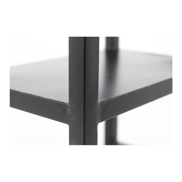 Странична маса с рафт от необработена акациева дървесина SoHo - HSM collection-image-4