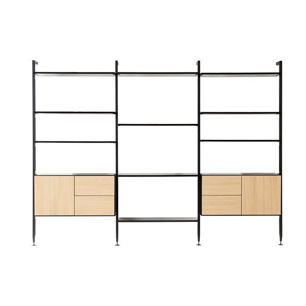 Система от рафтове, облицована с дъб Edge by Hammel - Hammel Furniture