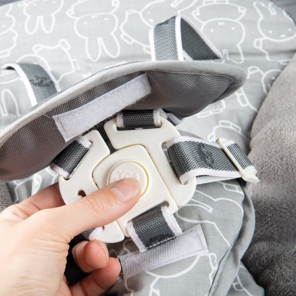 Кафяво-сив стол за хранене Miffy – Roba-image-1