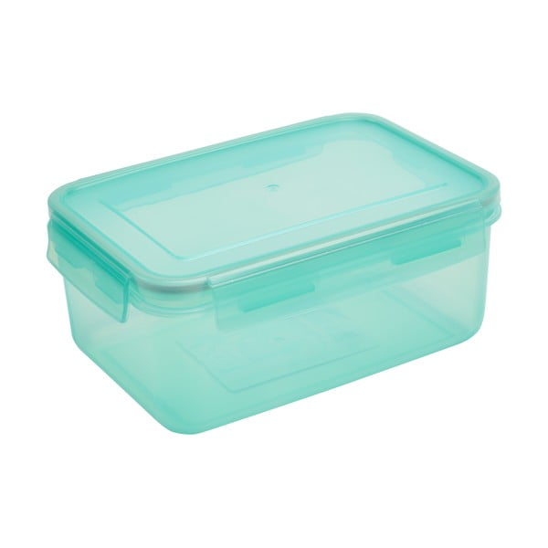 Зелен и син контейнер за храна с капак Clip And Close Rectangular Blue Haze, 2 л Clip & Close - Addis