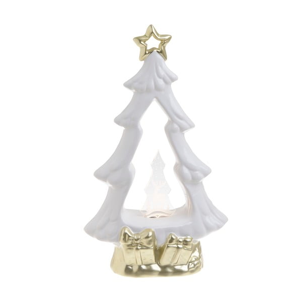 Коледна керамична светлинна украса във формата на дърво Кати - InArt