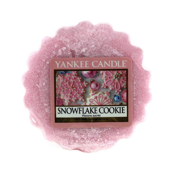 Ароматен восък "Захарна снежинка" за ароматерапия, продължителност на аромата до 8 часа Snowflake Cookie - Yankee Candle