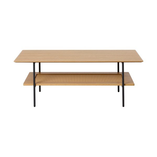 Масичка за кафе от декор от дъб  в естествен цвят 55x110 cm Pensacola – Unique Furniture-image-1