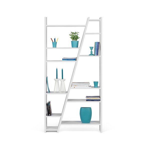 Бял шкаф за книги 97x195 cm Delta - TemaHome-image-4