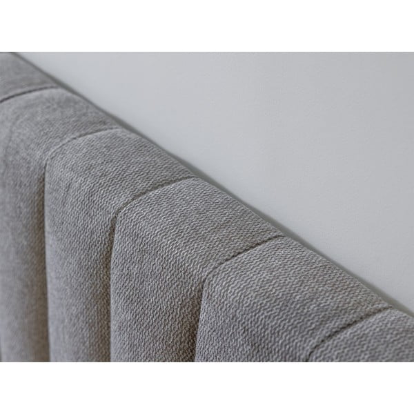 Светлосиво/естествено двойно легло с решетка 180x200 cm Oceane - Bobochic Paris-image-4