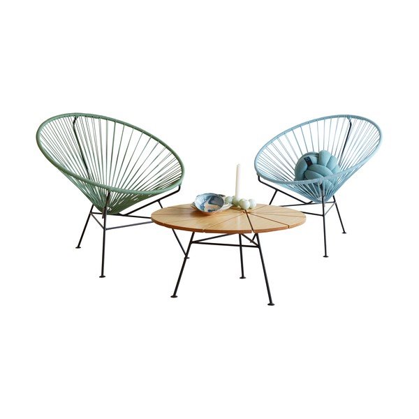 Křeslo Condesa, holubí modř, délka 78 cm-image-2