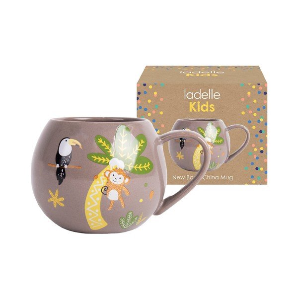 Кафява детска чаша 160 ml Jungle - Ladelle-image-2