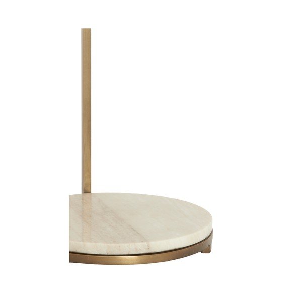 Кръгла странична масичка с мраморна плоча ø 26 cm Leda – Light & Living-image-4