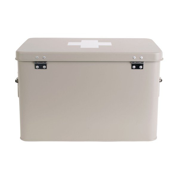 Бежов метален шкаф за лекарства Медицина, ширина 31,5 cm - PT LIVING-image-4