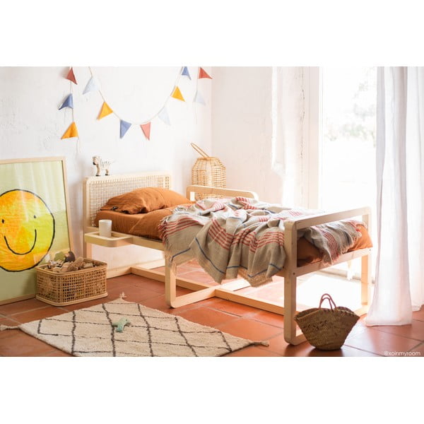 Кремав ръчно изработен памучен килим подходящ за пране 70x100 cm Mini Bereber – Lorena Canals-image-3