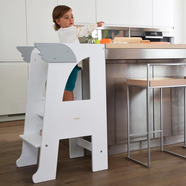 Сиви допълнителни елерони за учебната кула Montessori - Rocket Baby-image-4