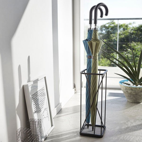 Черна стойка за чадър Square - YAMAZAKI-image-3