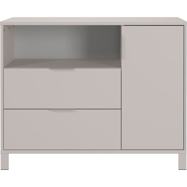 Кремав детски скрин 115x92x54 cm Alkmaar – Germania