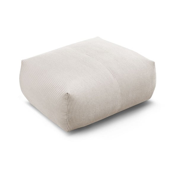 Кремава табуретка  от рипсено кадифе Voltaire – Bobochic Paris-image-4