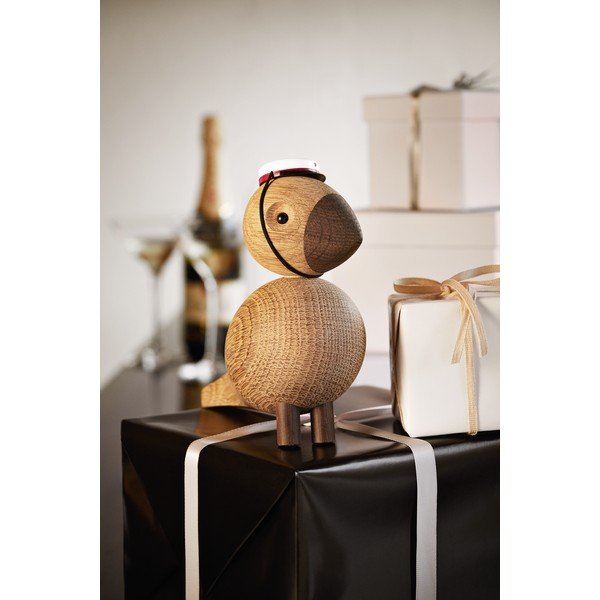 Статуетка от масивна дъбова дървесина Songbird Alfred - Kay Bojesen Denmark-image-1