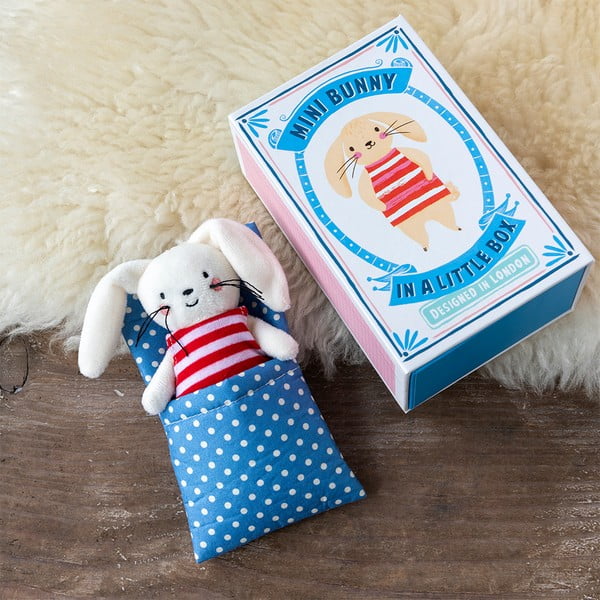 Плюшена играчка Mini Bunny in a Little Box – Rex London-image-2