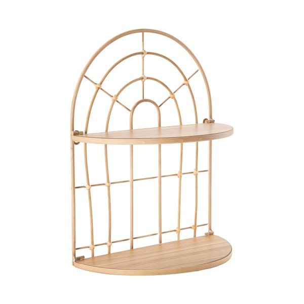 Двуетажен метален рафт в естествен цвят Arch - Mauro Ferretti-image-2