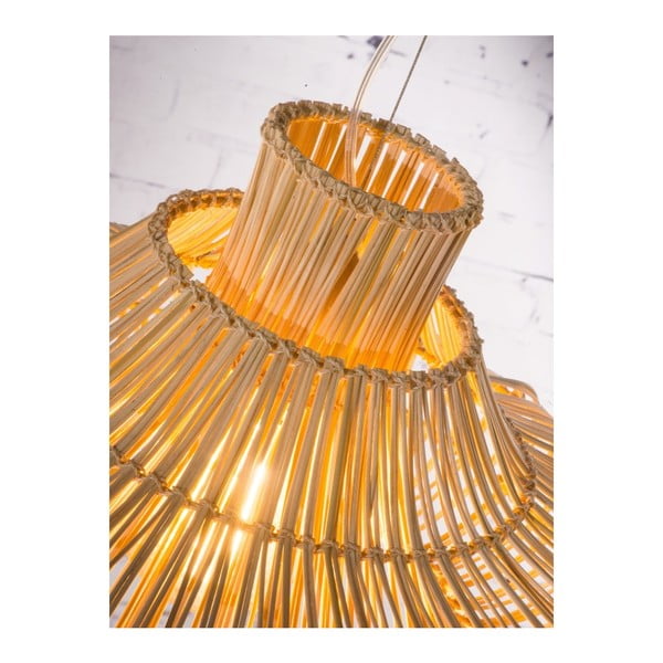 Окачено двойно осветително тяло от ратан , ⌀ 45 cm Kalahari - Good&Mojo-image-4