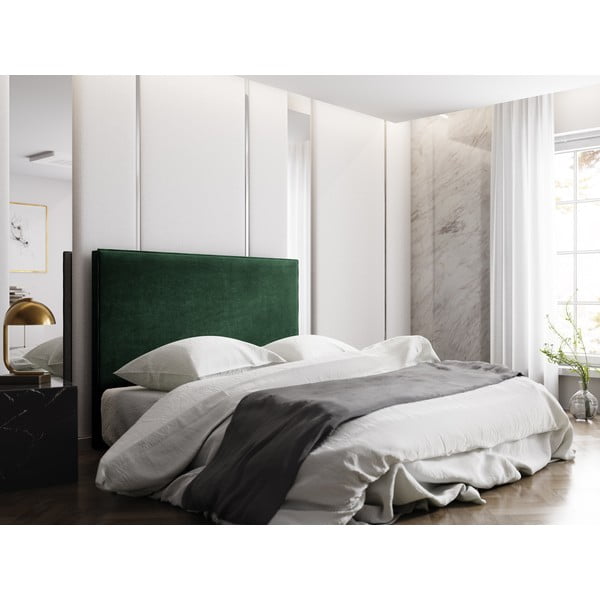 Тъмнозелена табла за легло 180x120 cm Natalia – Milo Casa-image-3