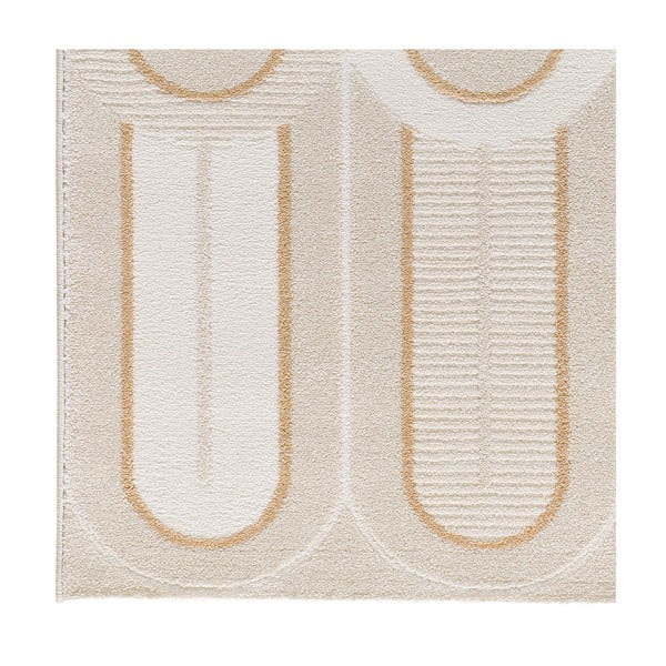 Кремав килим 160x230 cm Flora – Universal-image-3